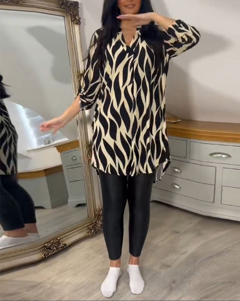 Bethanee - Ontspannen Veelzijdige Blouse voor Vrouwen