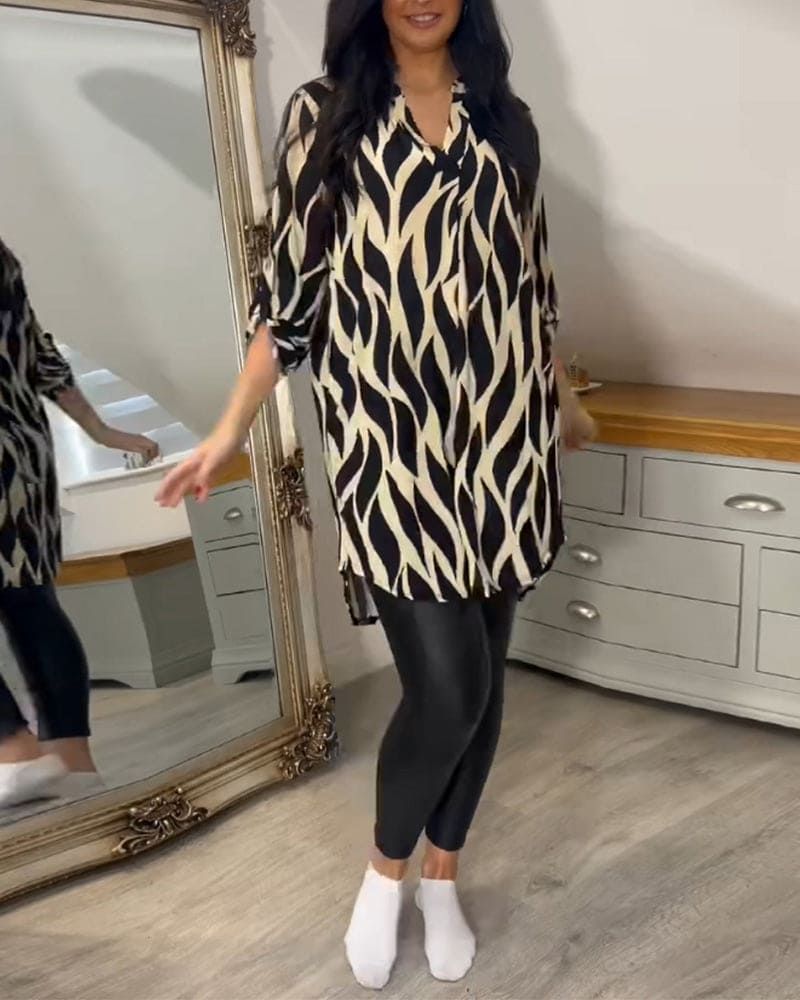 Bethanee - Ontspannen Veelzijdige Blouse voor Vrouwen