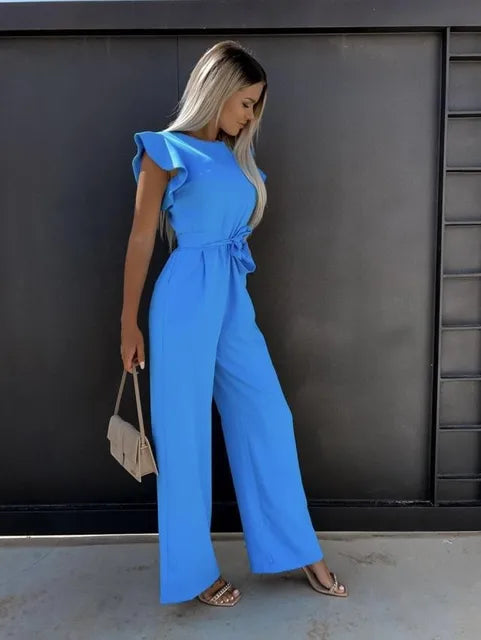 Jean - Elegante Jumpsuit met Wijde Pijpen