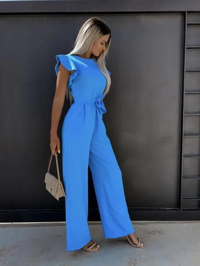 Jean - Elegante Jumpsuit met Wijde Pijpen
