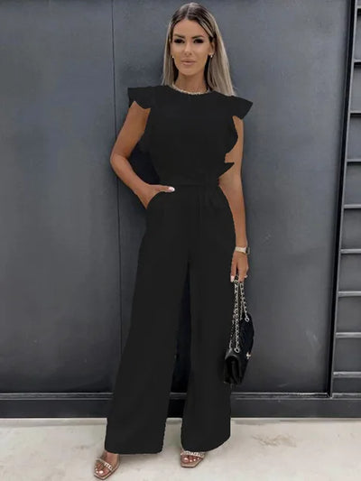 Jean - Elegante Jumpsuit met Wijde Pijpen