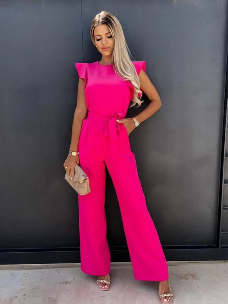 Jean - Elegante Jumpsuit met Wijde Pijpen