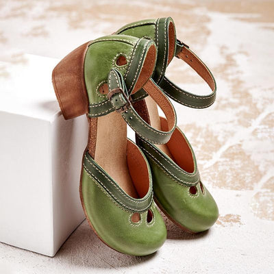 Giulia - sandalen met lage hakken