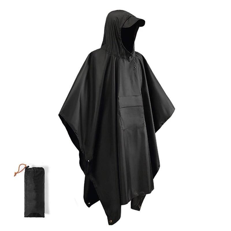 Waterdichte Regenponcho met Capuchon