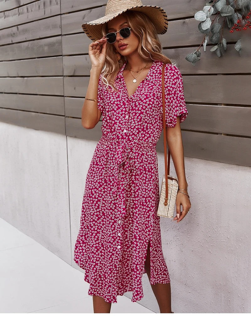 Thelma | Jurk met bloemenprint