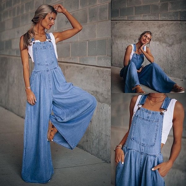 Sanira - Dames Denim Jumpsuit