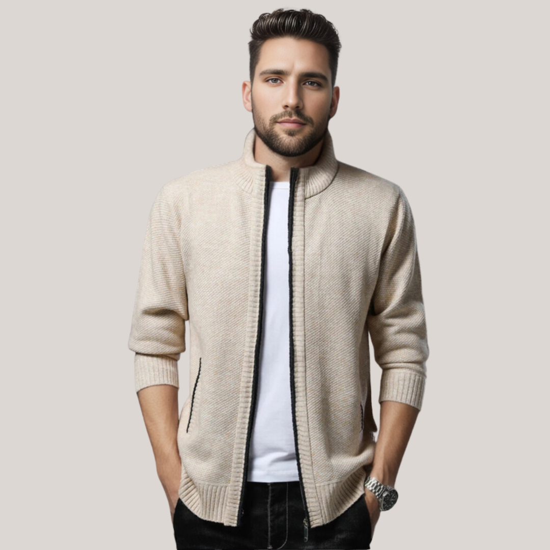 Luca Belloni Cardigan | Moderne Gebreid Vest voor Heren