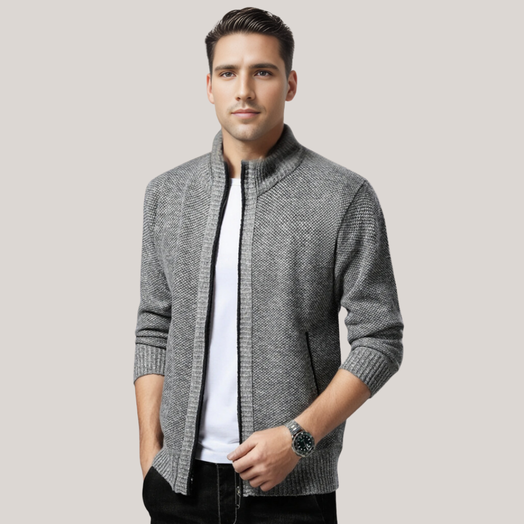 Luca Belloni Cardigan | Moderne Gebreid Vest voor Heren