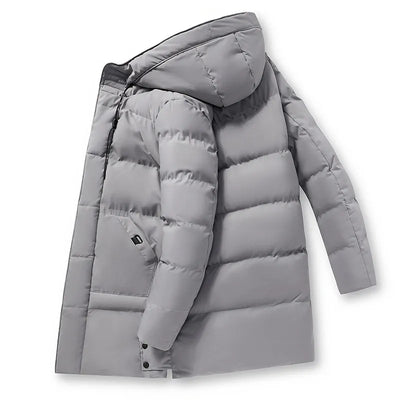Lange Winterjas voor Moderne Mannen