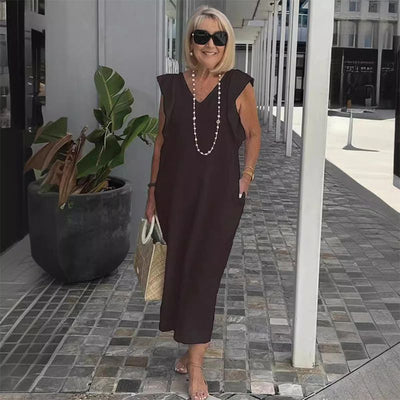 Sandra | Linnen Casual Jurk