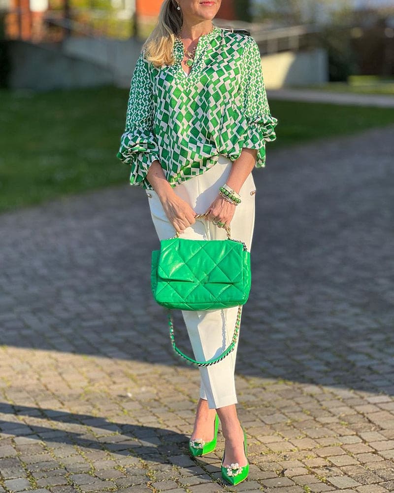 Cato - Elegante V-hals Blouse