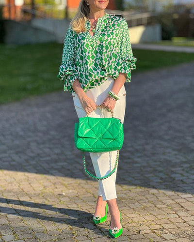 Cato - Elegante V-hals Blouse