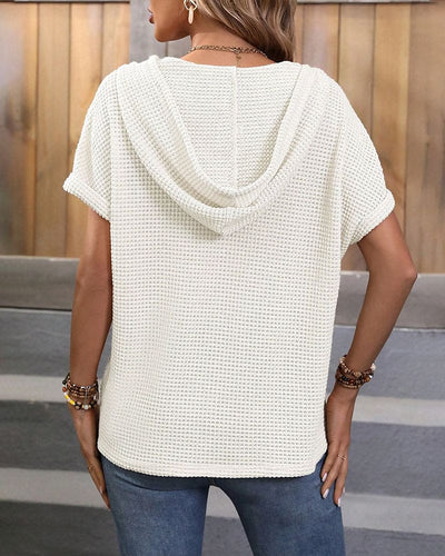 Isabel - Blouse Met Touwtje En Capuchon