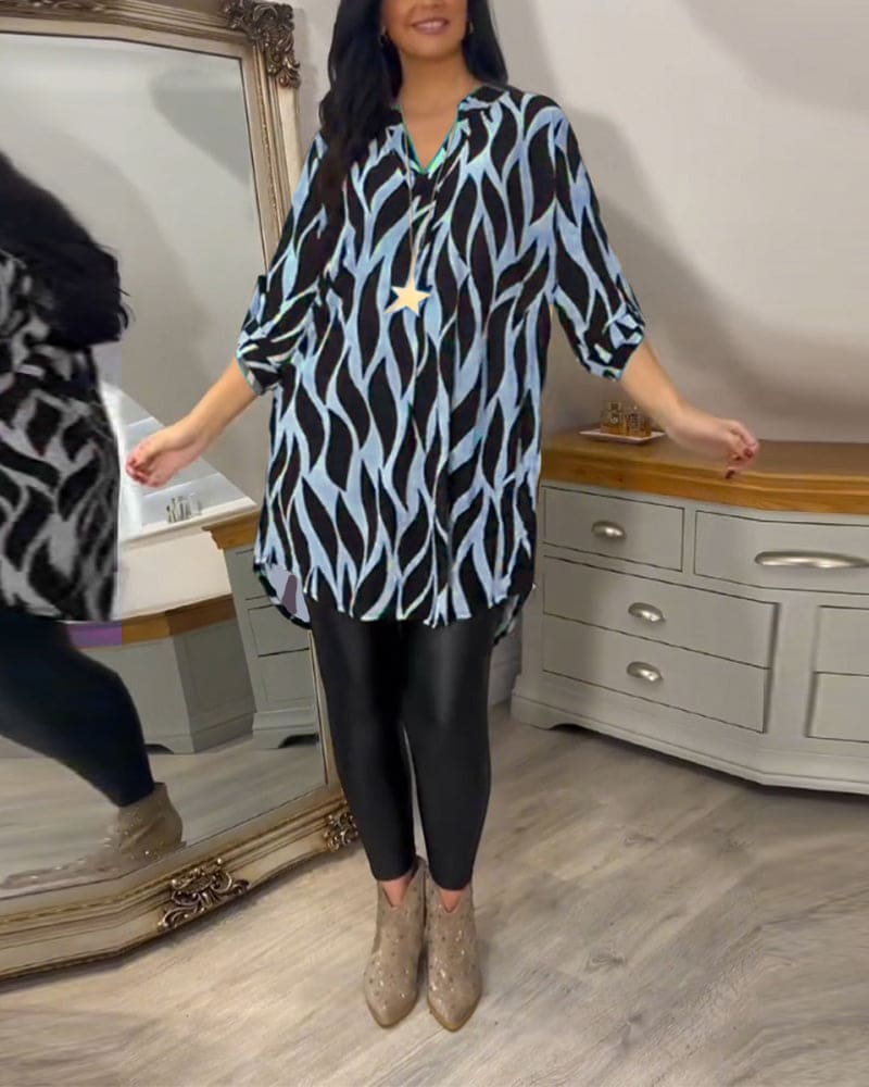 Bethanee - Ontspannen Veelzijdige Blouse voor Vrouwen