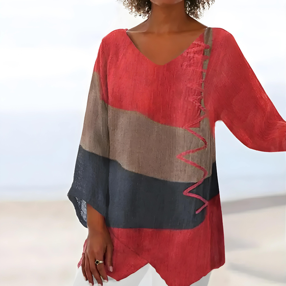 Evangeline - Elegante Artistieke Top