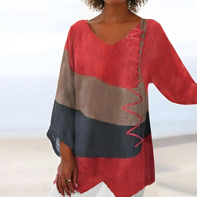 Evangeline - Elegante Artistieke Top