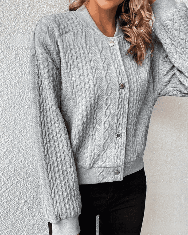 Rosalie | Effen vest met knoopsluiting
