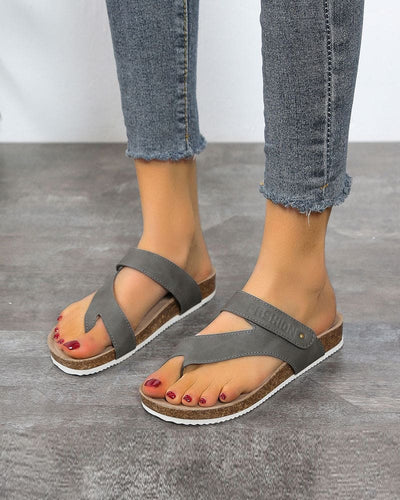 Yara | Comfortabele leren slippers