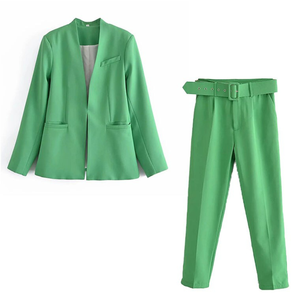 Hills - Blazerset Jas & Broek met Riem