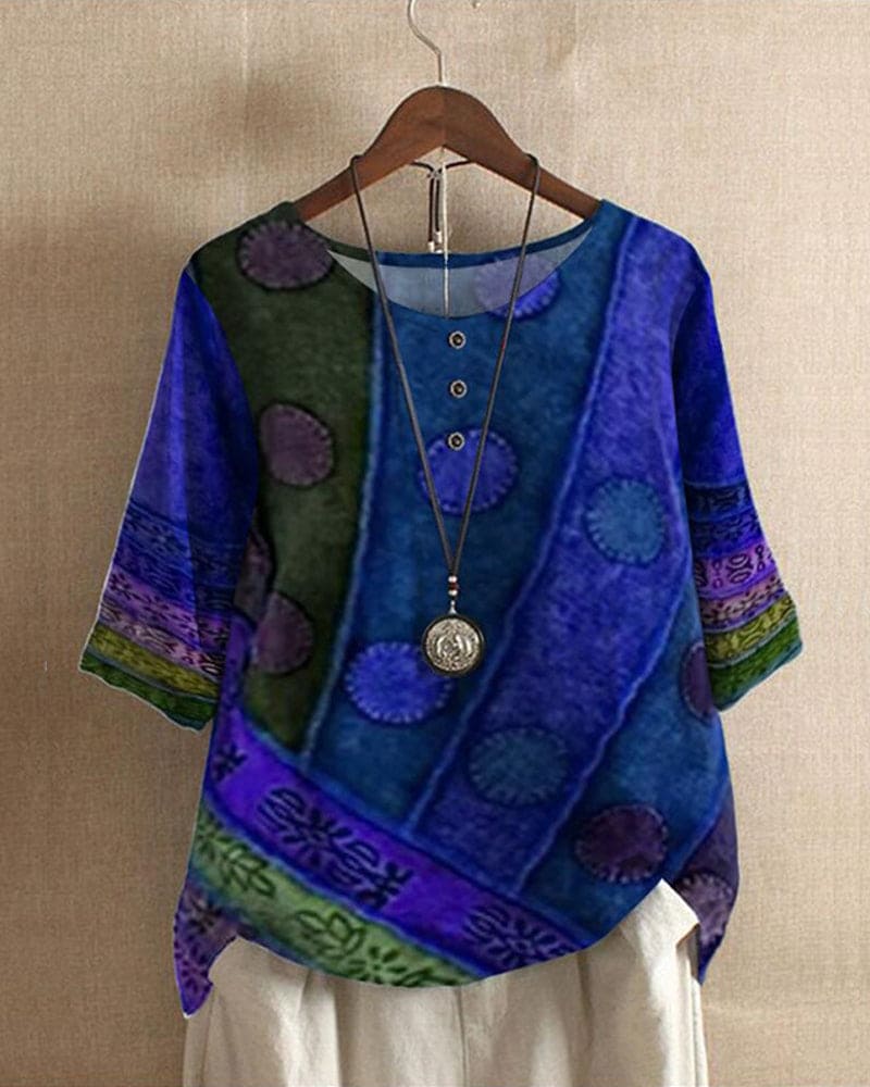 Lara | Casual top met print