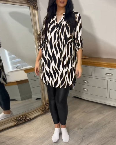 Bethanee - Ontspannen Veelzijdige Blouse voor Vrouwen