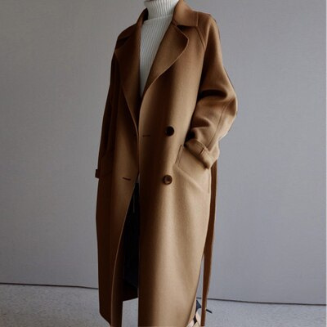 Juliette - elegant tweed trenchcoat