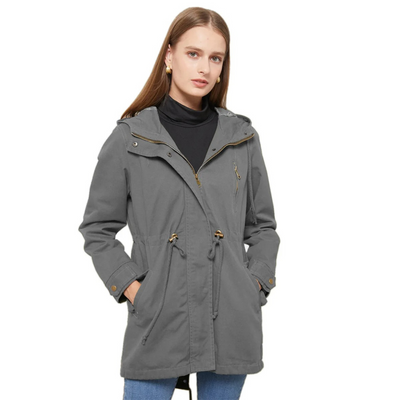 Carolina - casual winddichte jas met capuchon