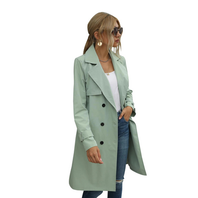 Claudia - elegante trendy chique trenchcoat