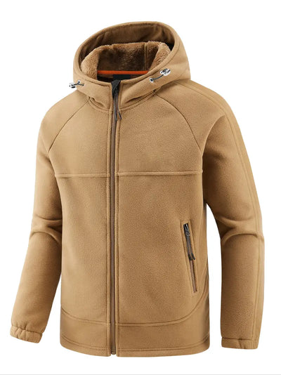 Frenkie - Heren Winterjas - Dubbelzijdige Warme Hooded Plush Coat