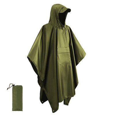 Waterdichte Regenponcho met Capuchon