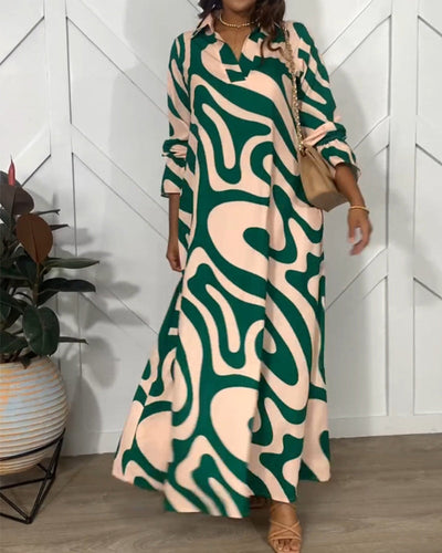 Asha - Elegante jurk met lange mouwen