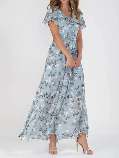 Madelyn - Maxi-jurk met bloemenprint