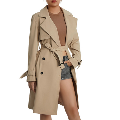 Claudia - elegante trendy chique trenchcoat