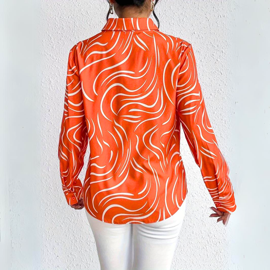 Linn - Oranje EK Voetbal blouse