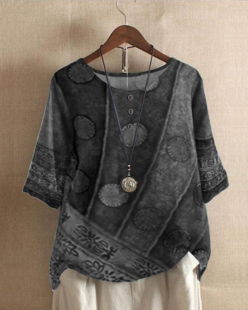 Lara | Casual top met print
