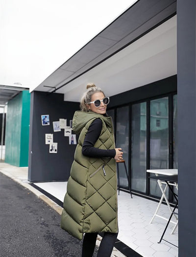 Mira Bodywarmer | Elegante lange jas voor dames