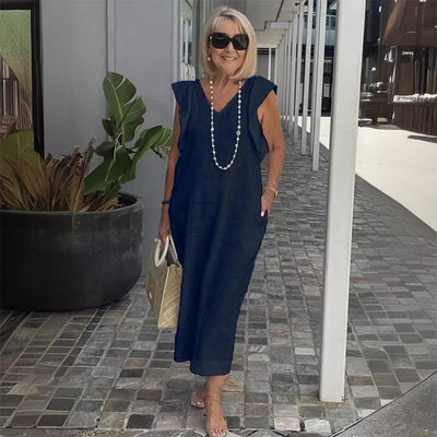 Sandra | Linnen Casual Jurk