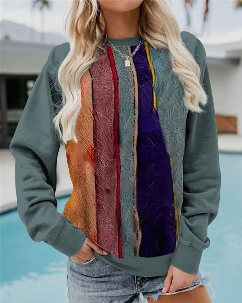 Anna - Casual losse sweater ronde hals