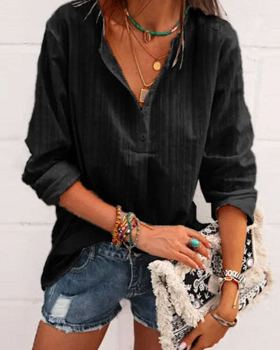 Pleun | Katoenen Gekleurde Blouse
