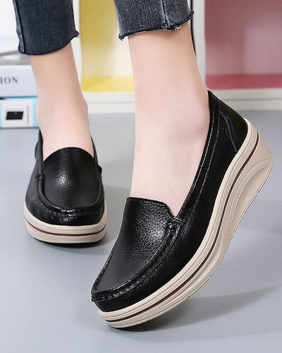 Lieke | Schoenen Met Een Britse Stijl Op Een Platform