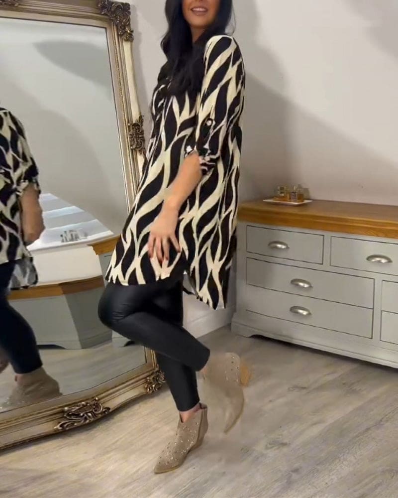 Bethanee - Ontspannen Veelzijdige Blouse voor Vrouwen