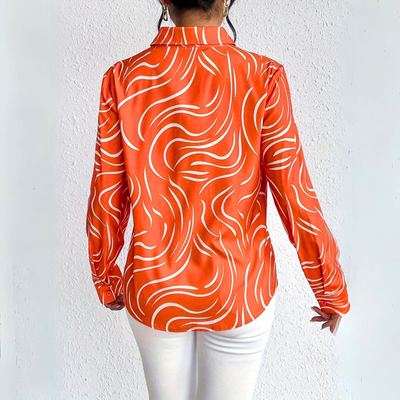 Madison - Oranje Voetbal Blouse