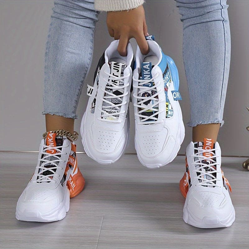 Sophia | Colorblock vrijetijds sneakers voor vrouwen