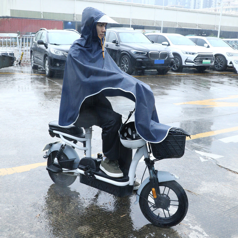 Fiets regenjas poncho met capuchon