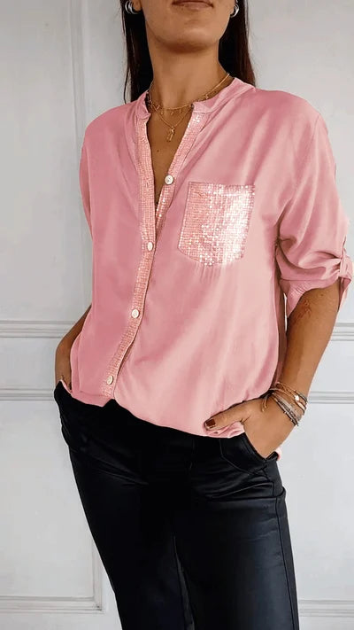 V-hals Casual Top