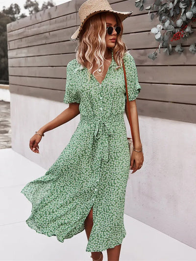 Thelma | Jurk met bloemenprint