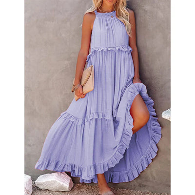 Jazlyn - Zomerse losse maxi jurk