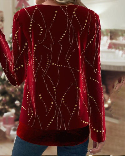 Olivia | Blouse met ronde hals