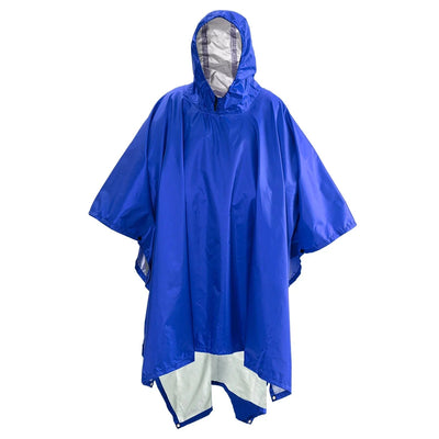 Multifunctionele regenponcho voor buiten