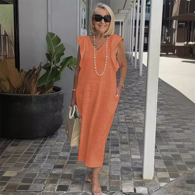 Sandra | Linnen Casual Jurk